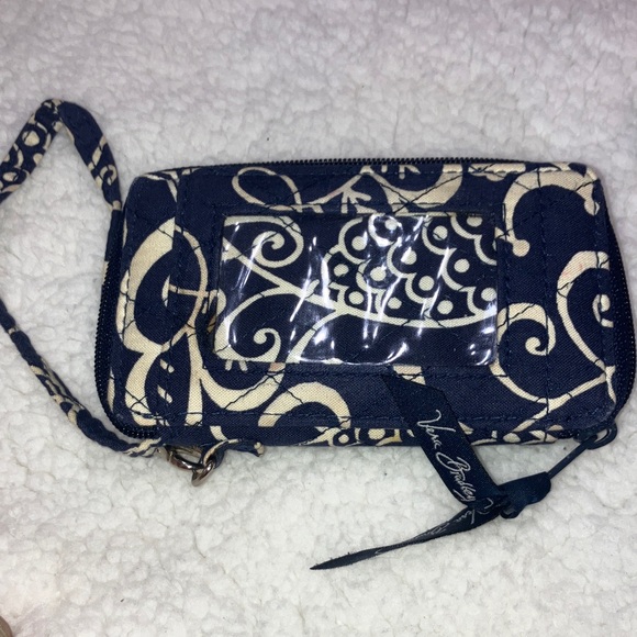 Vera Bradley 2 pieces Blue Wristlet wallet and teal key card holder - Picture 6 of 12